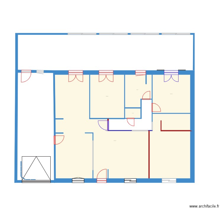 NIEUL Après travaux  de 2023 Version 3 Les murs. Plan de 0 pièce et 0 m2