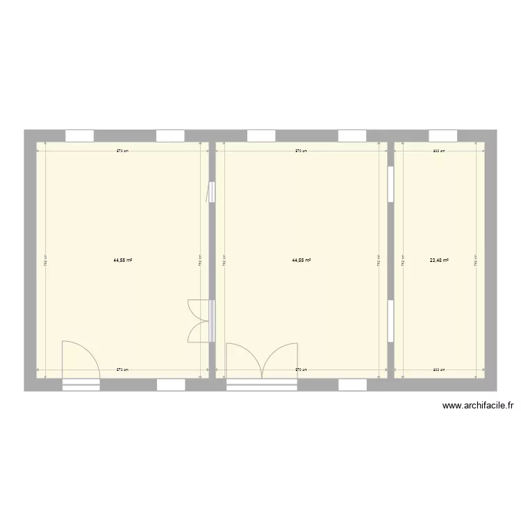 Grange RDC. Plan de Grange RDC. Plan de