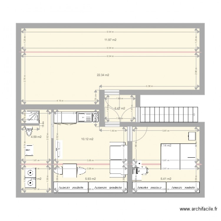 Plan. Plan de 0 pièce et 0 m2