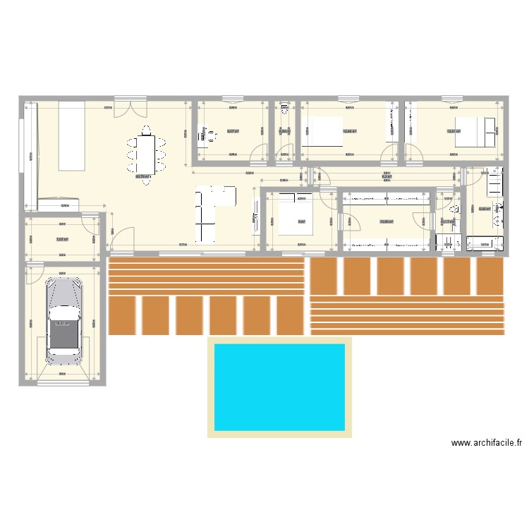 Villa club . Plan de 0 pièce et 0 m2