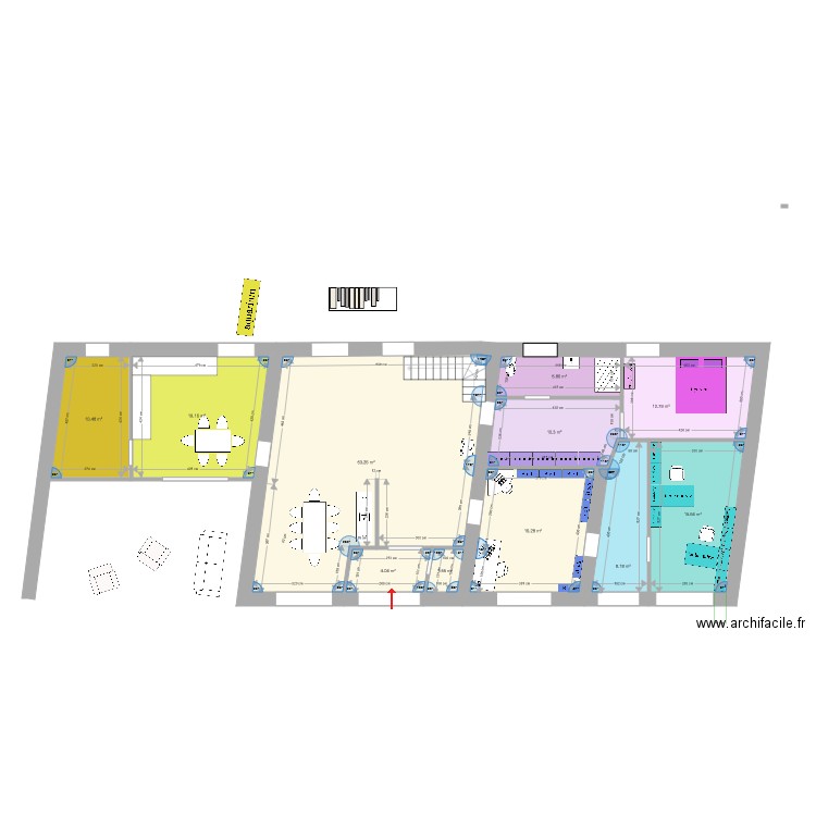 A1 cuisine hangar b. Plan de 0 pièce et 0 m2