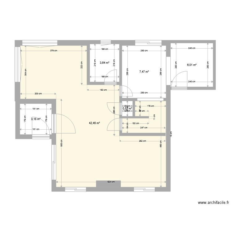 habitation. Plan de 0 pièce et 0 m2