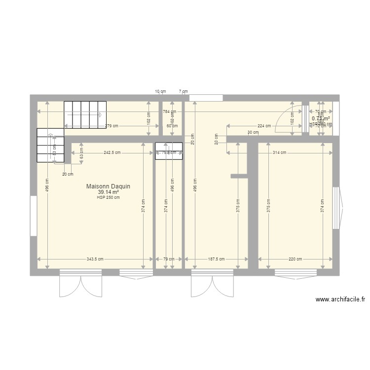 Salle a manger modification. Plan de 0 pièce et 0 m2