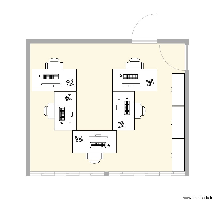 coworking. Plan de 0 pièce et 0 m2