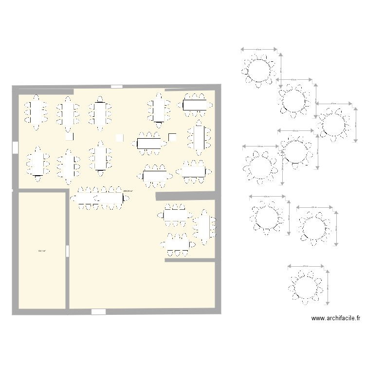 Grange mariage plan 4   110 pers. Plan de 0 pièce et 0 m2