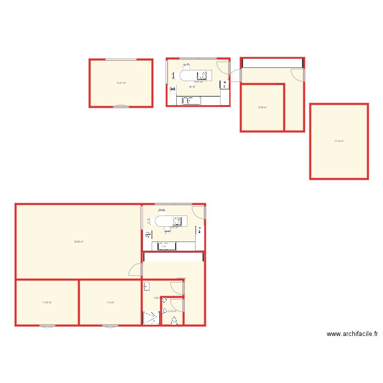 living room 3. Plan de 0 pièce et 0 m2