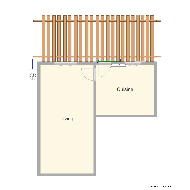 SABINE HlR. Plan de 0 pièce et 0 m2