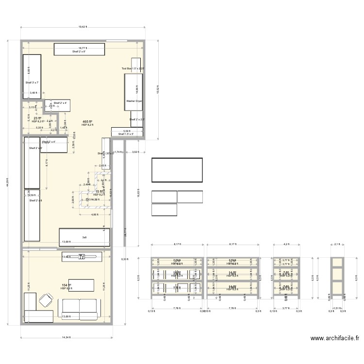 Office Basement6. Plan de 0 pièce et 0 m2