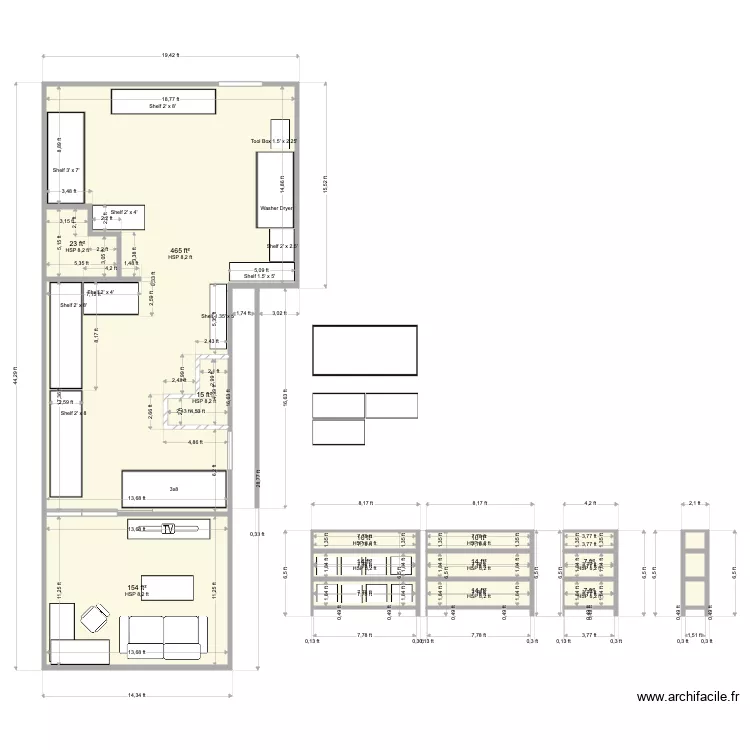 Office Basement6. Plan de 