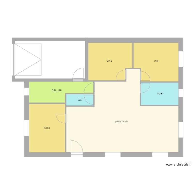 LORIE G 80 9ML DE LARGE V3. Plan de 0 pièce et 0 m2
