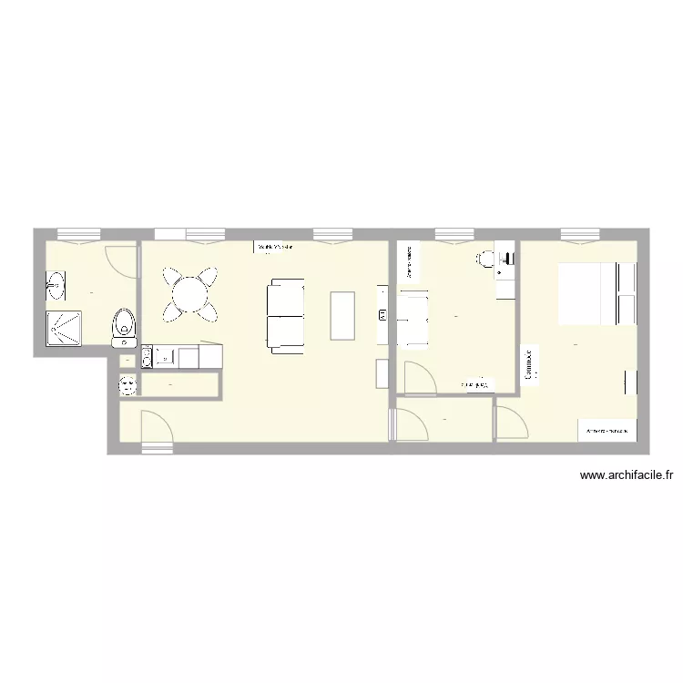 Appartement Maman Le Havre. Plan de 