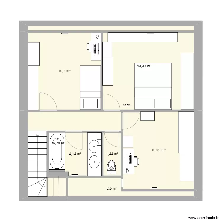1er ETAGE MEUBLE 1. Plan de 1er ETAGE MEUBLE 1. Plan de