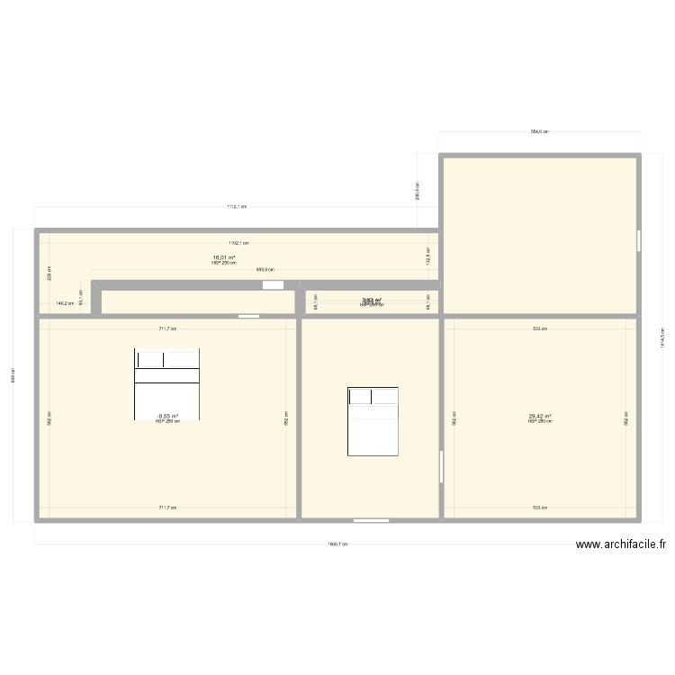 ch 2. Plan de 4 pièces et 87 m2