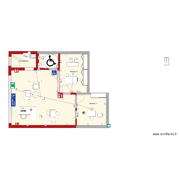 plan commerce carmaux 16. Plan de 4 pièces et 59 m2