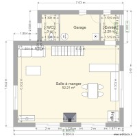 CJ LF PLAN 9 X 7 OPTION  GARAGE MF FACADE SUD