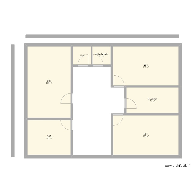 niveau 300. Plan de 0 pièce et 0 m2