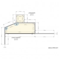 PARKING  PEGASE  ET JARDINIERE