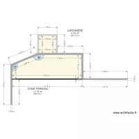 PARKING  PEGASE  ET JARDINIERE