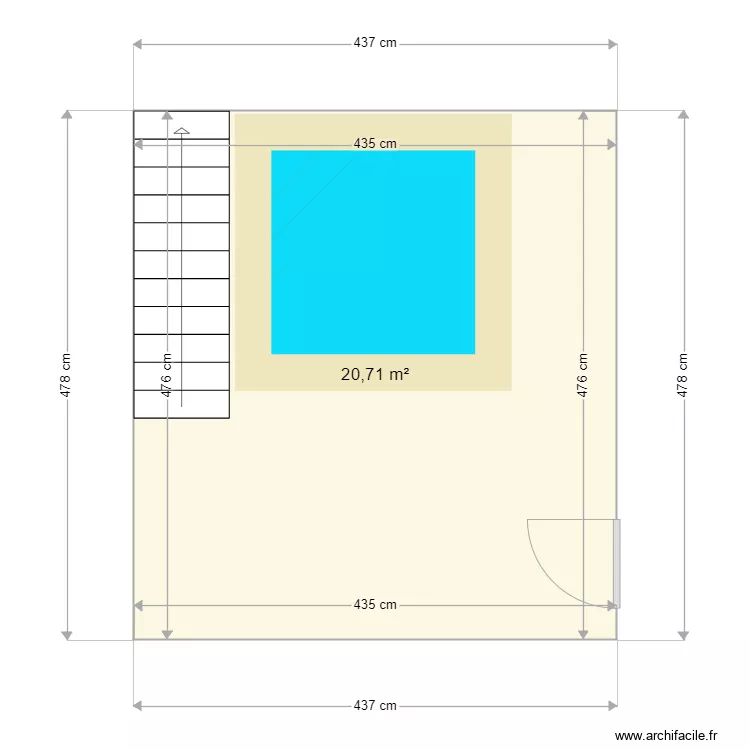 Piscine Aqua Pool fit's pool. Plan de 
