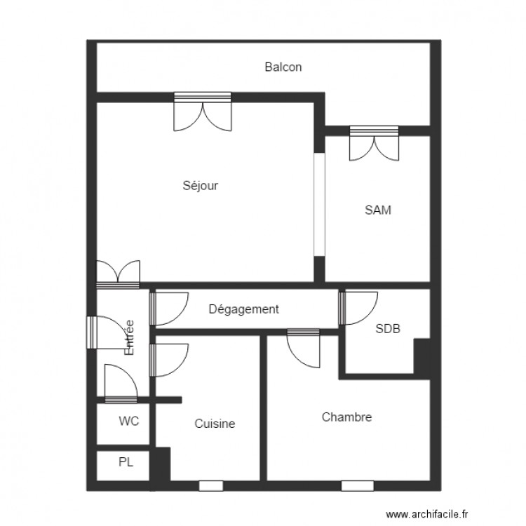 GOGUELAT. Plan de 0 pièce et 0 m2