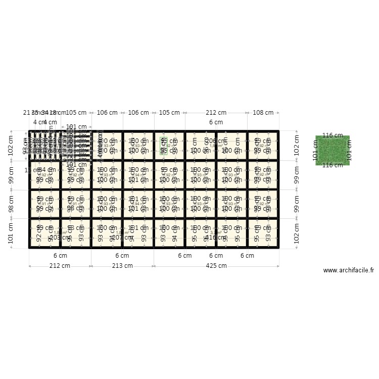 PERGOLA. Plan de 0 pièce et 0 m2