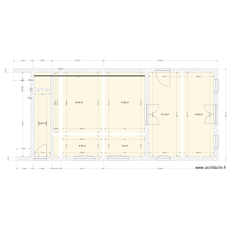 poutre mesure plan . Plan de 0 pièce et 0 m2