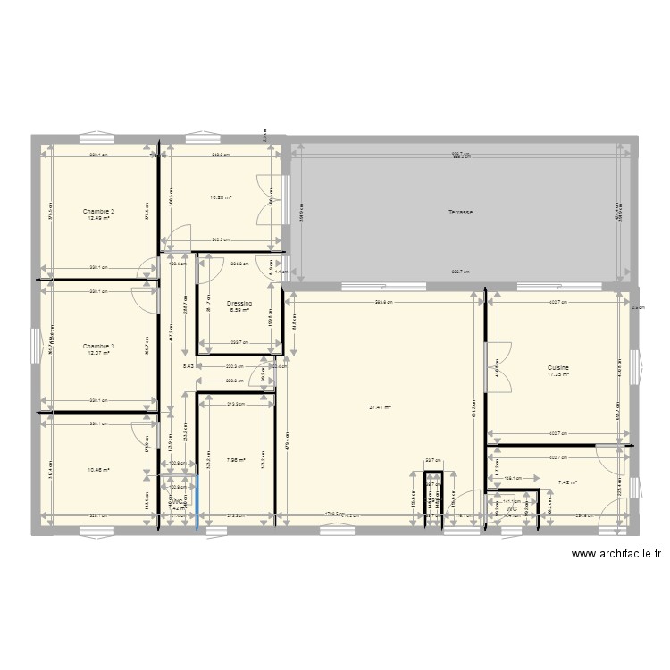 plan version 2. Plan de 0 pièce et 0 m2