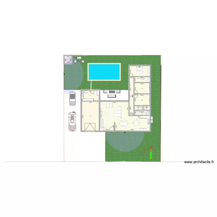 essai seb 2. Plan de 18  et 243 m²