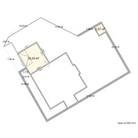 Plan de masse projet Paris Moquillon Raon l'Etape