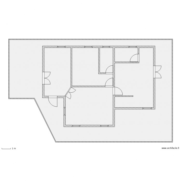 Maison   juste   Terrasse. Plan de 0 pièce et 0 m2