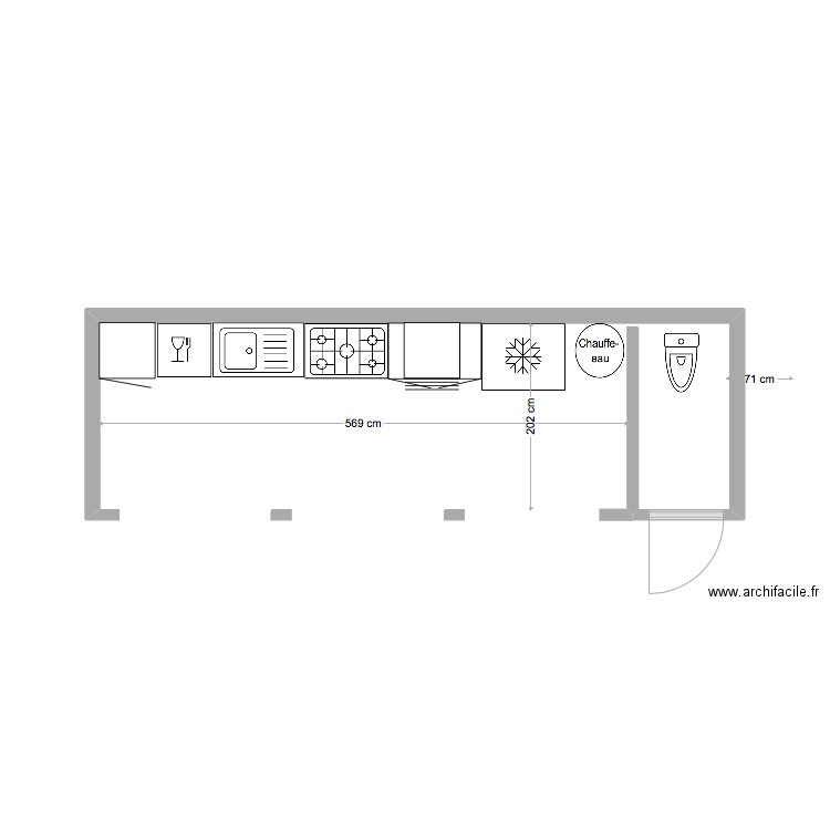 pool house colliers open. Plan de 0 pièce et 0 m2