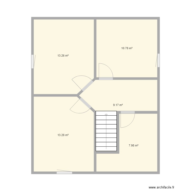 meslin lévêque etage. Plan de 0 pièce et 0 m2