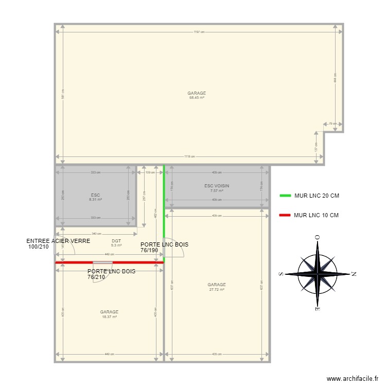 RAMES. Plan de 0 pièce et 0 m2