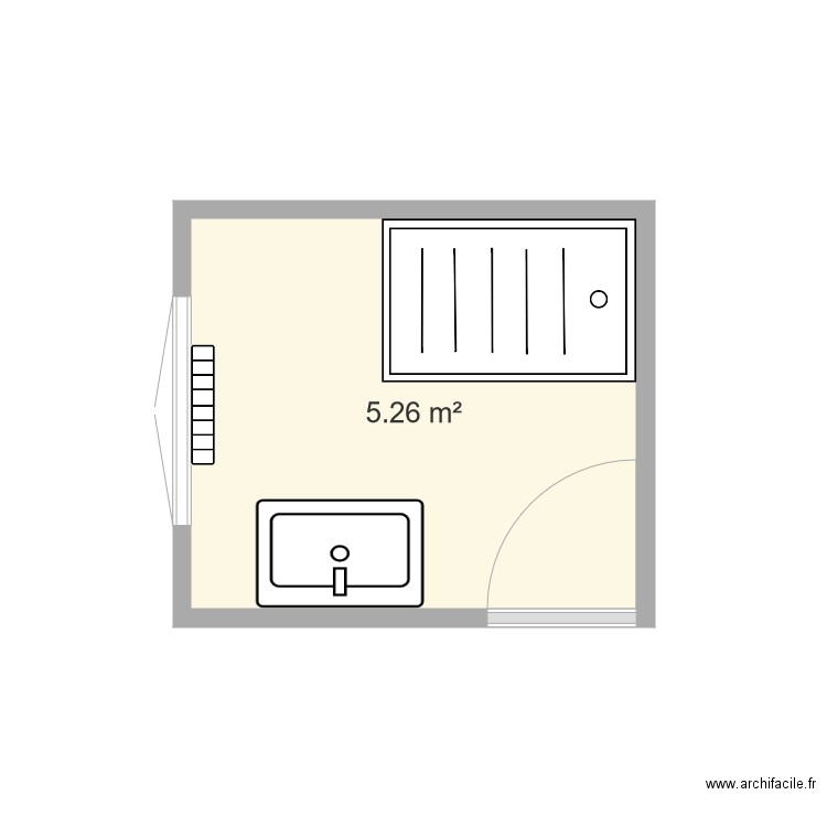 salle de bain. Plan de 0 pièce et 0 m2