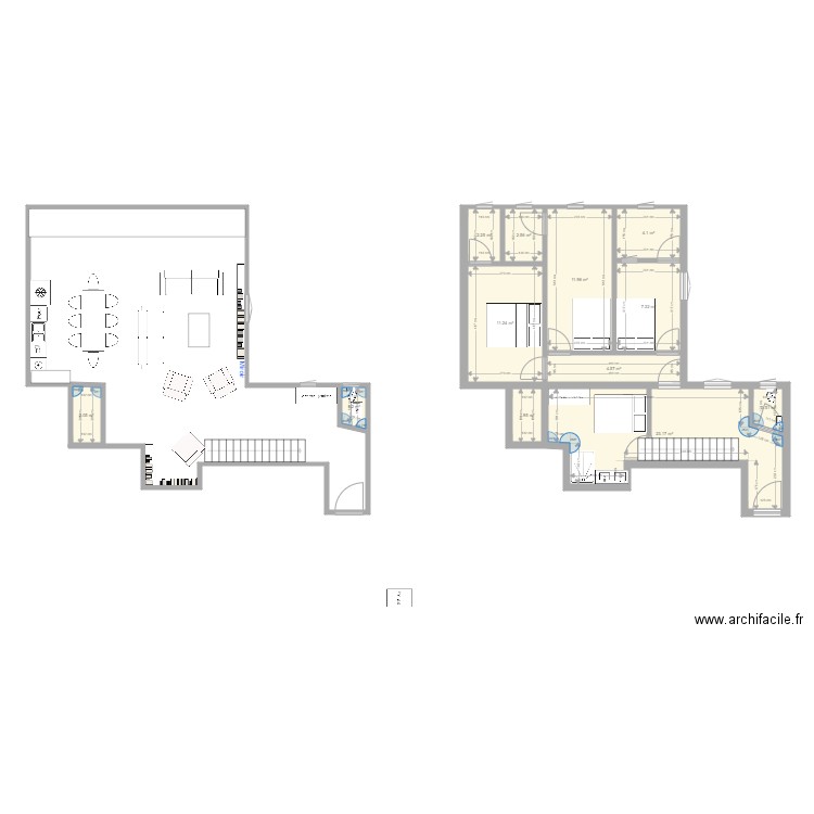 val voisin étage. Plan de 0 pièce et 0 m2