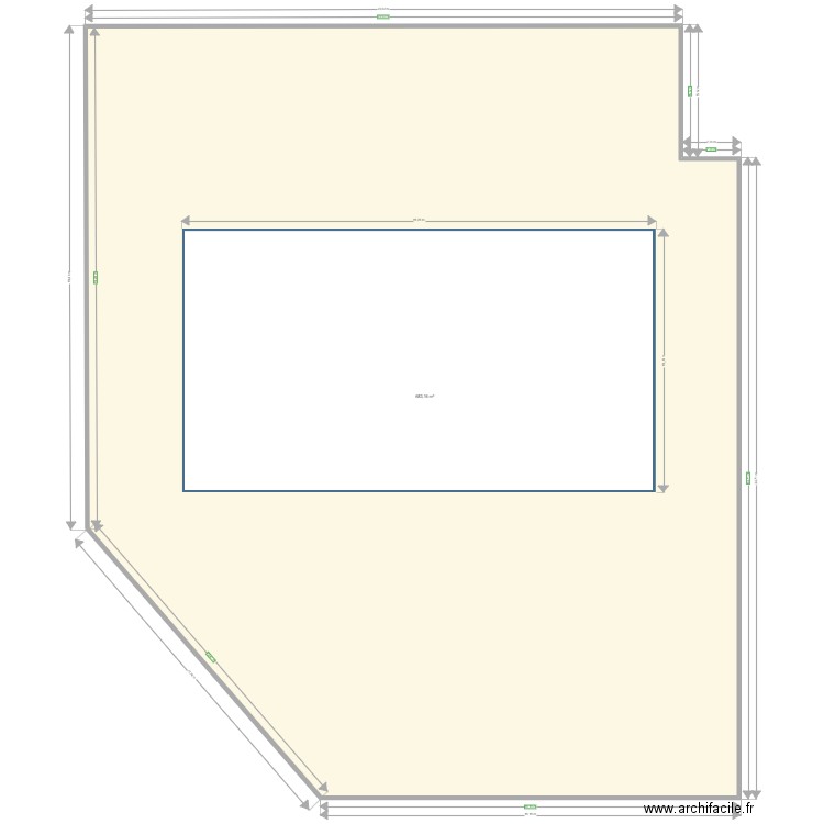 PLAN TERRAIN. Plan de 1 pièce et 683 m2