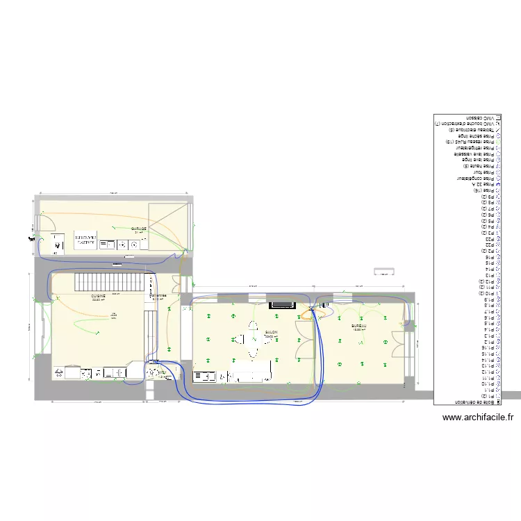 Bourg 19 SANS R1B R2 cuisine provisoire#4. Plan de 