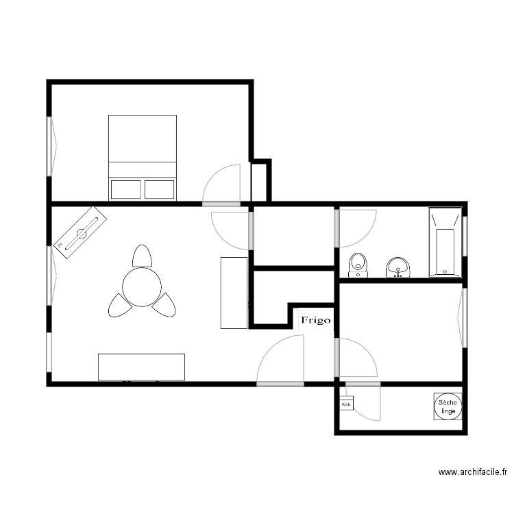 GERARD Ste Florine. Plan de 0 pièce et 0 m2
