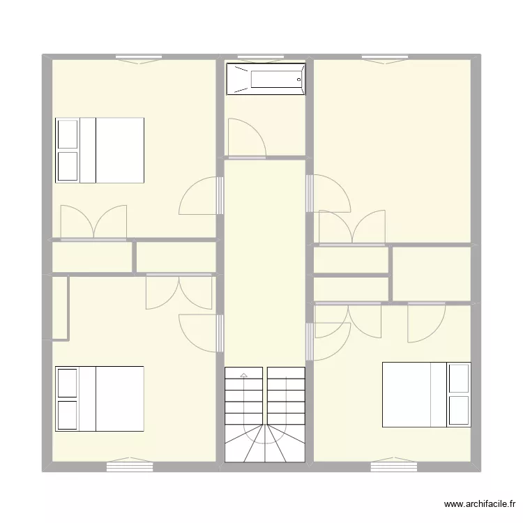 PAUL Alexandra. Plan de 