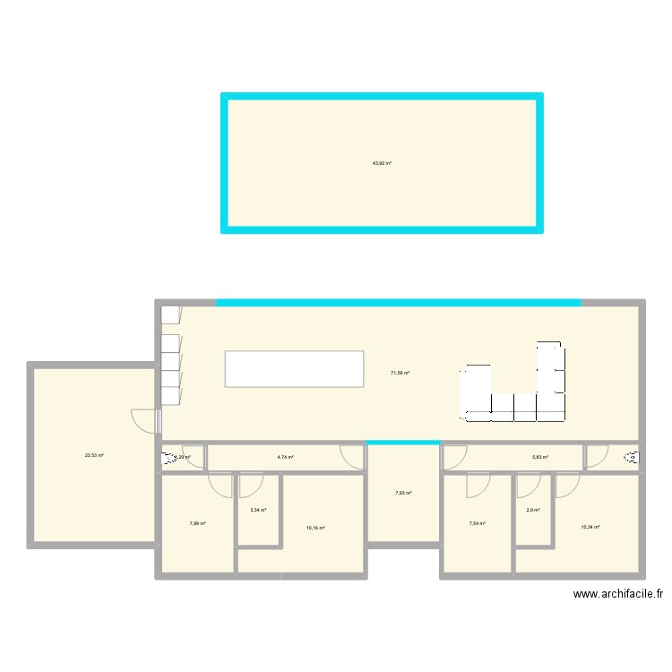 Serravalle nouvelle construction. Plan de 0 pièce et 0 m2
