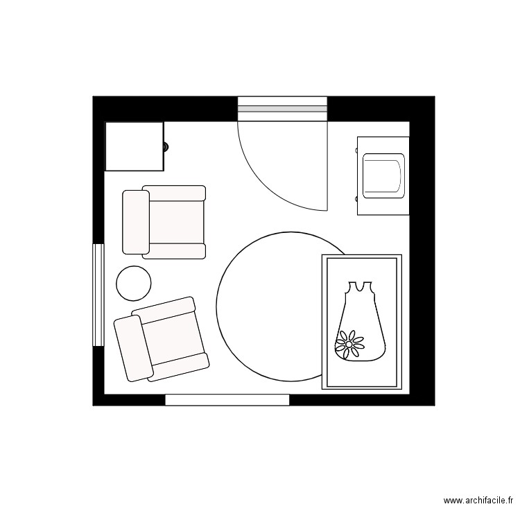 emond ch.Maelle. Plan de 0 pièce et 0 m2