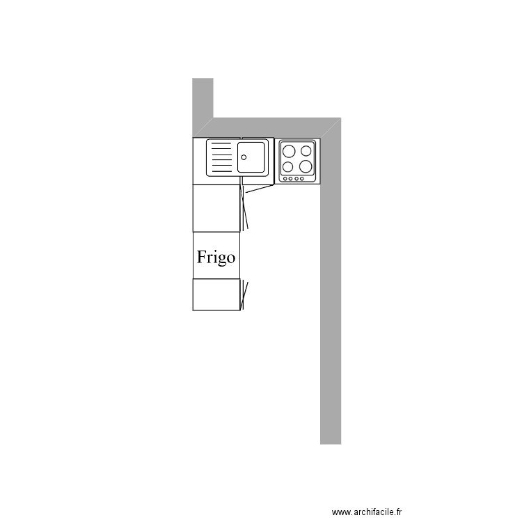 cuisine alpage. Plan de 0 pièce et 0 m2