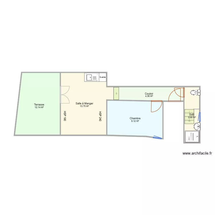 Trets Mairie R3. Plan de 