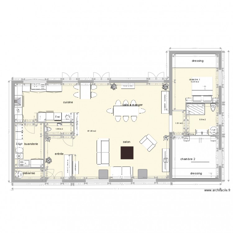 fresnes 6. Plan de 0 pièce et 0 m2