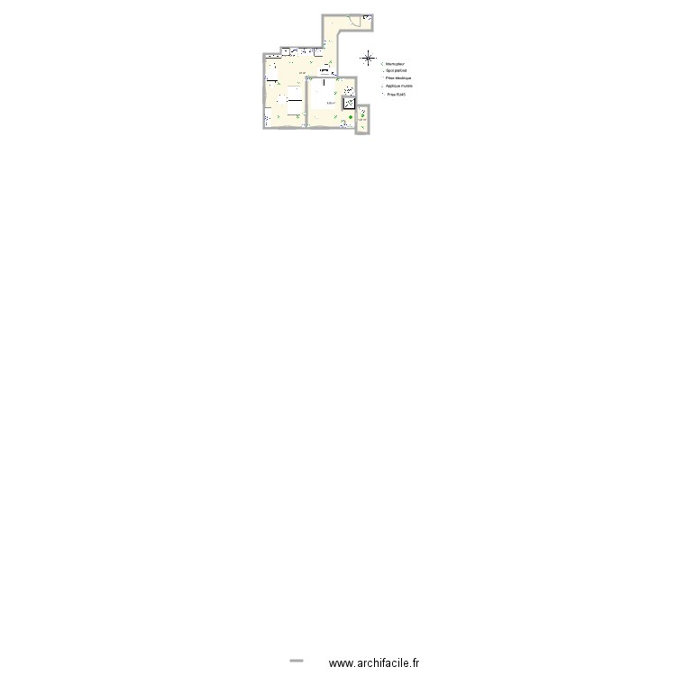 PLAN 46bis Stalingrad  Electricité. Plan de 0 pièce et 0 m2