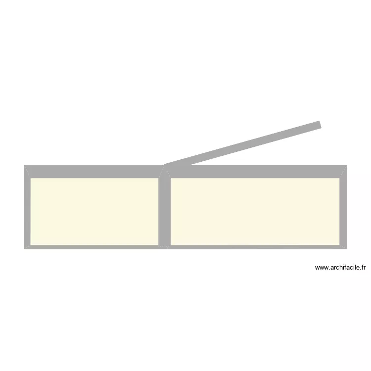 Plan de Coupe avant Extension. Plan de Plan de Coupe avant Extension. Plan de