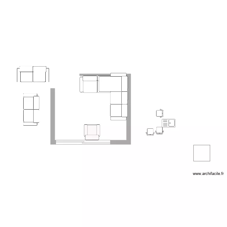 maison. Plan de 
