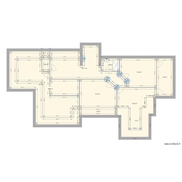 adeline etage v3. Plan de 0 pièce et 0 m2
