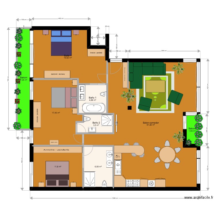 Bonaire 9 proyecto. Plan de 0 pièce et 0 m2