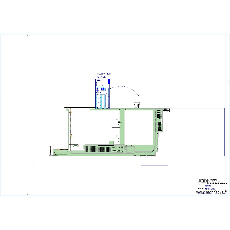 Atelier cartons + combles . Plan de 3 pièces et 1221 m2